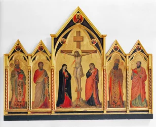 Crucifixion avec saints, 1310